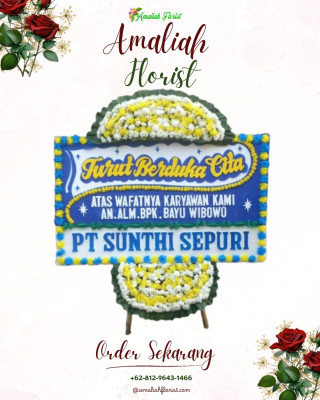 Papan Bunga Duka di Kototuo Limokampuang